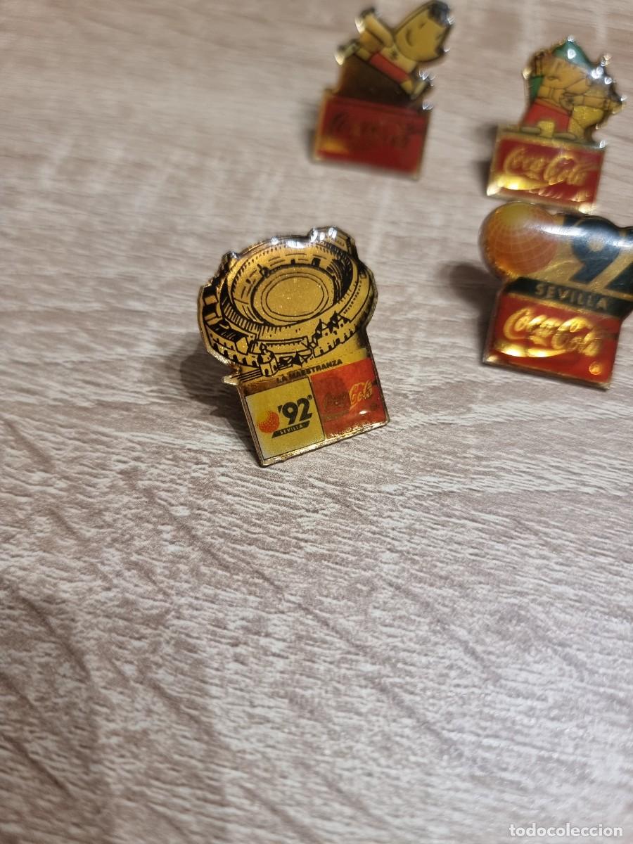 Pins de colecci&oacute;n: Lote 4 pin Coca-Cola - Foto 2