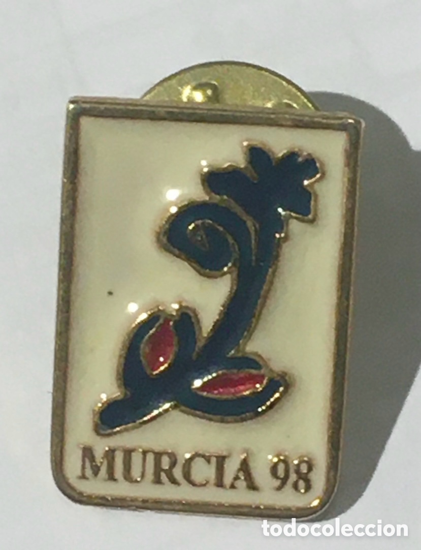 Pins de colecci&oacute;n: Pin. Murcia98. Metal. 1998.