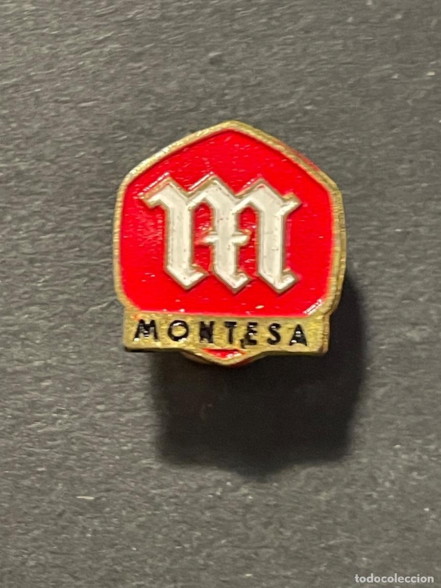 Pins de colecci&oacute;n: MOTOCICLETAS - ANTIGUA INSIGNIA SOLAPERA - MONTESA 1,5X1,4 CM. ESTADO EL QUE SE VE EN LAS IMAG