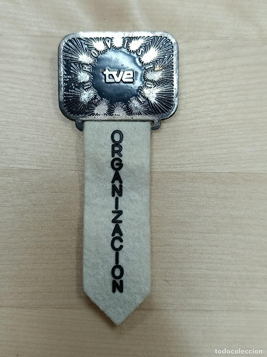 Pins de colecci&oacute;n: PIN ORIGINAL EUROVISI&Oacute;N ORGANIZACI&Oacute;N TVE A&Ntilde;O 1970