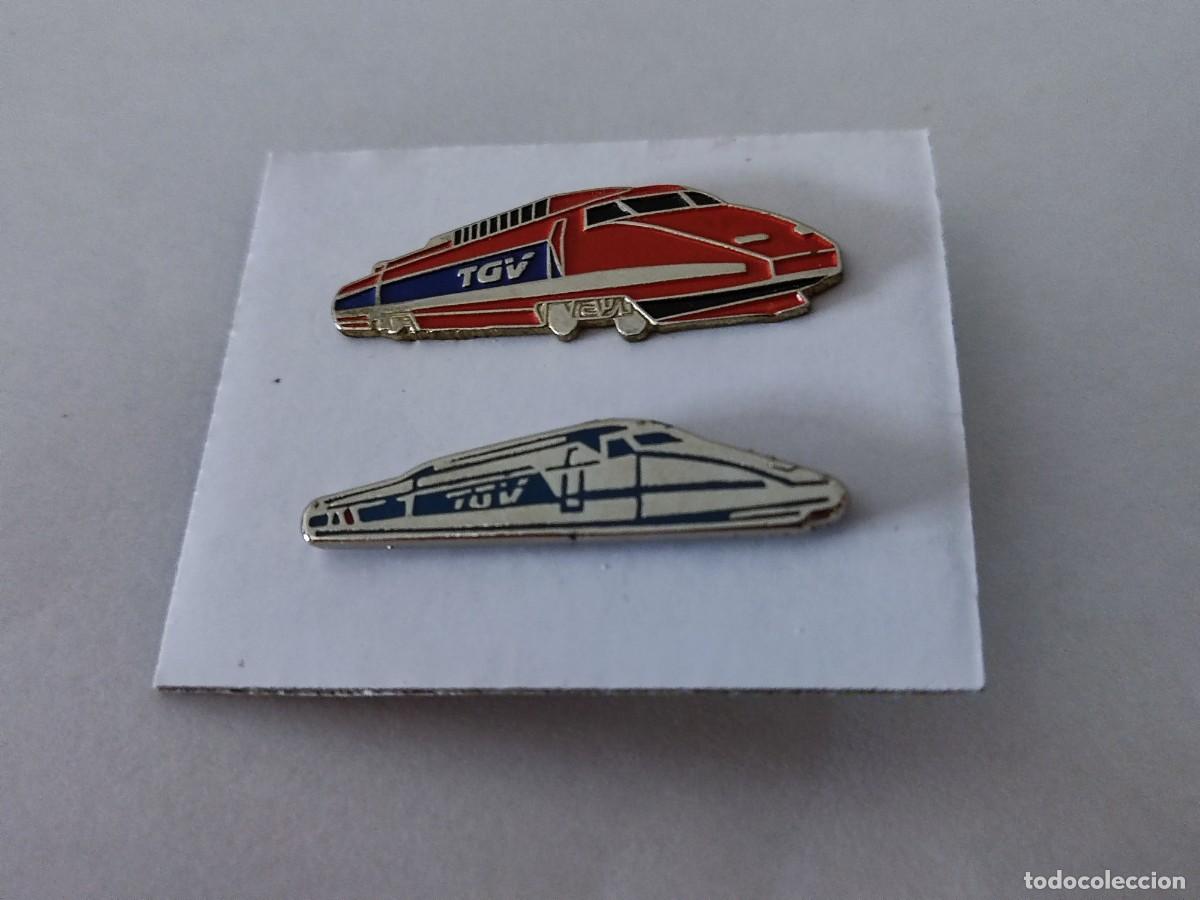 Pins de colecci&oacute;n: LOTE DE 2 PINS TRENES- TGV FRANCES