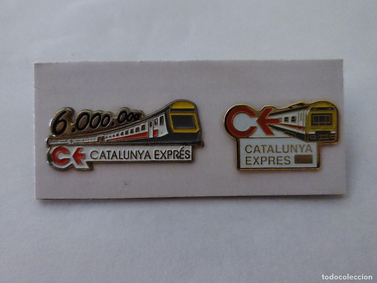 Pins de colecci&oacute;n: LOTE DE 2 PINS TRENES - CATALUNYA EXPRES