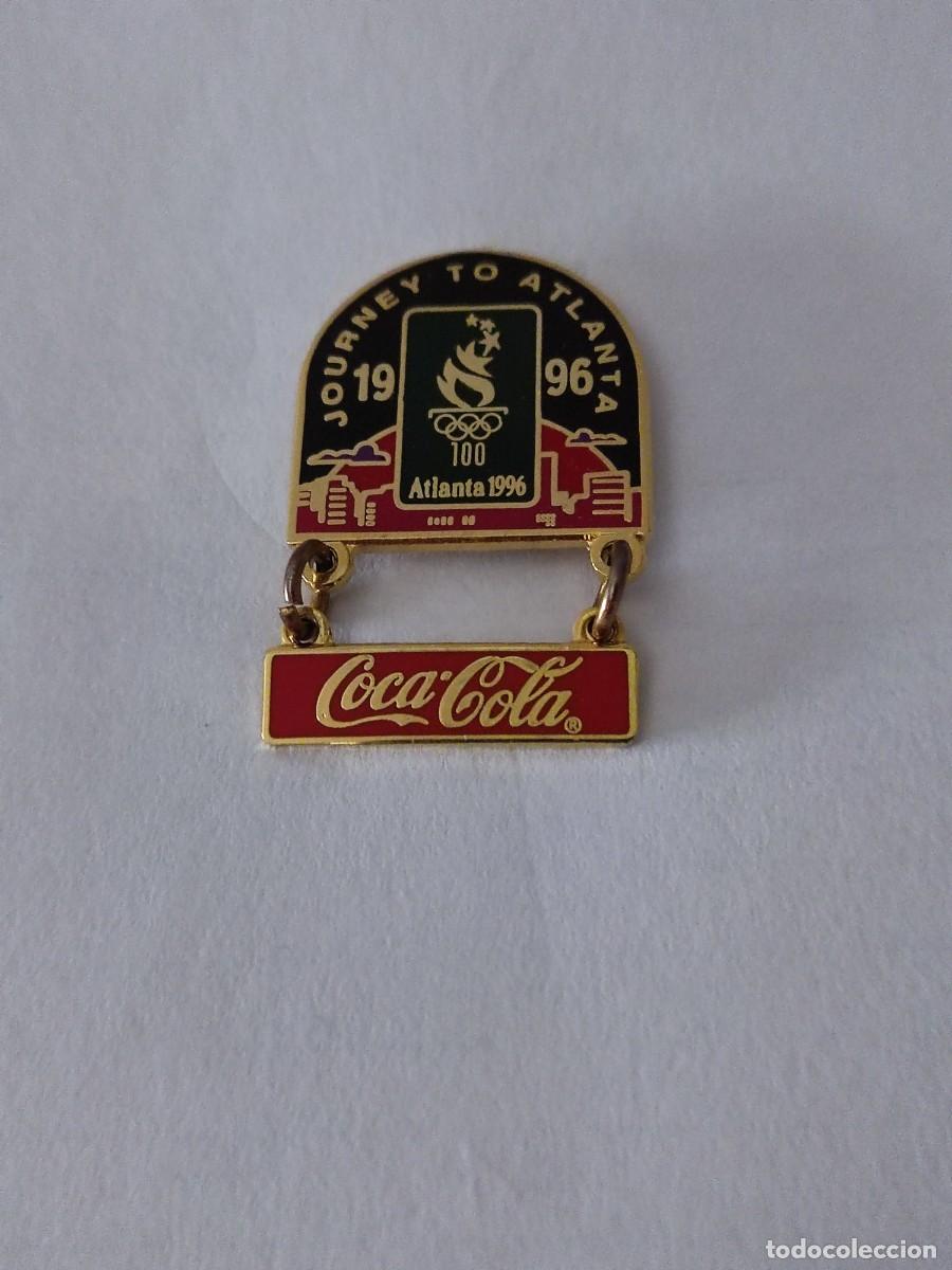 Pins de colecci&oacute;n: PIN COCA COLA JORNEY TO ATLANTA-JUEGOS OLIMPICOS ATLANTA 1996