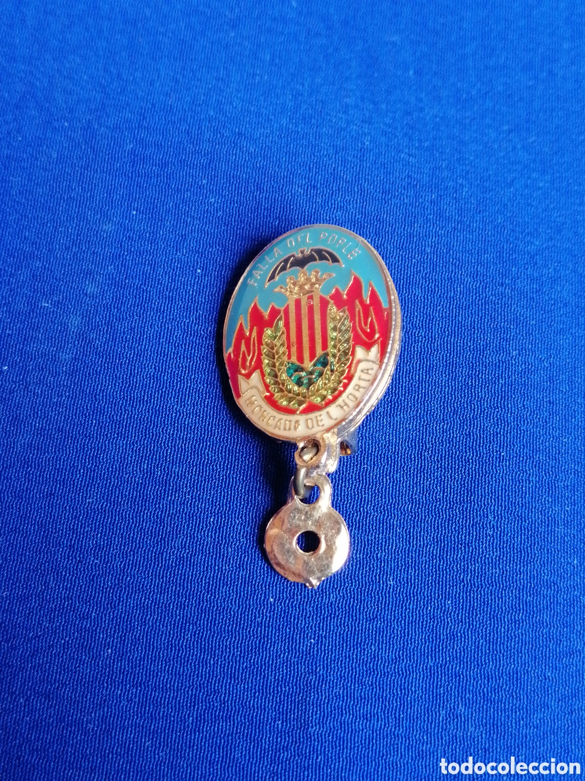 Pins de colecci&oacute;n: FALLA DEL POBLE (MONCADA) INSIGNIA DE ALFILER - Foto 1