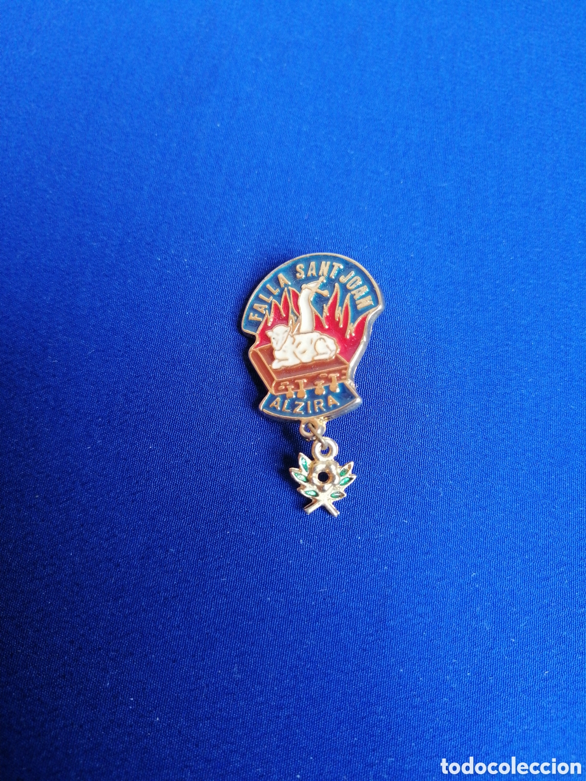 Pins de colecci&oacute;n: FALLA SANT JOAN (ALZIRA) INSIGNIA DE ALFILER