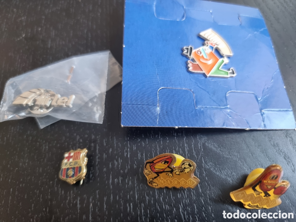Pins de cole&ccedil;&atilde;o: Lote variado de Pins (FC Barcelona, Airtel, Maria Marb&uacute;..)