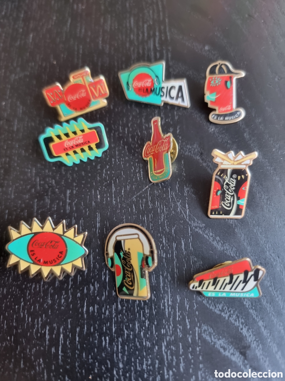 Pins de cole&ccedil;&atilde;o: Lote de 11 pins de Coca Cola a&ntilde;os 90