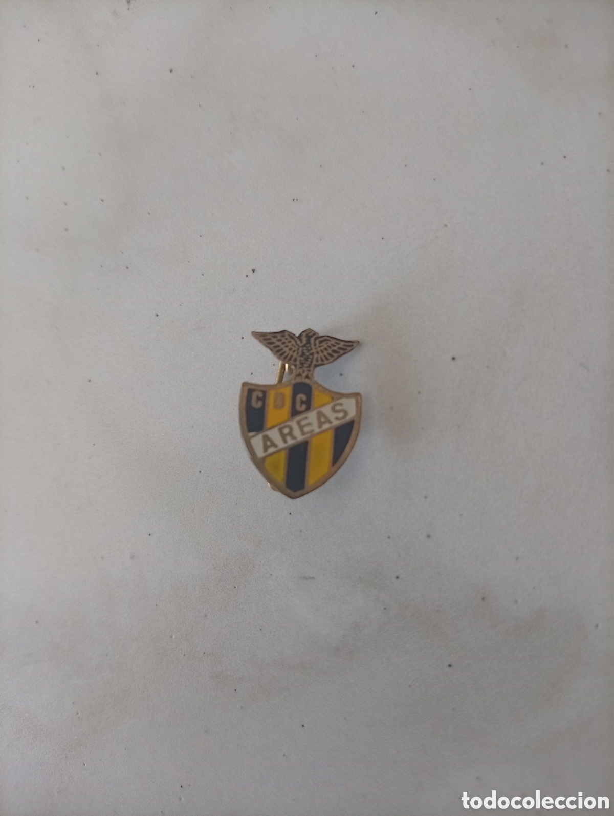 Pins de colecci&oacute;n: Pin imperdible futbol &aacute;reas gallego