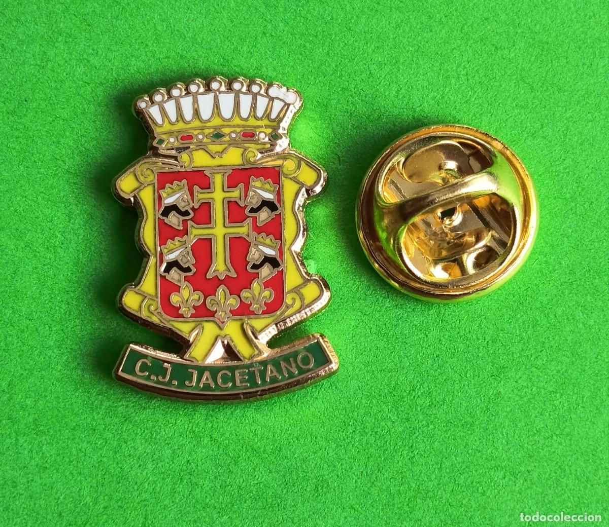 Pins de colecci&oacute;n: PIN FUTBOL - ESMALTE - ESCUDO DEL CLUB JUVENIL JACETANO - JACA - HUESCA - CATEGORIA NACIONAL