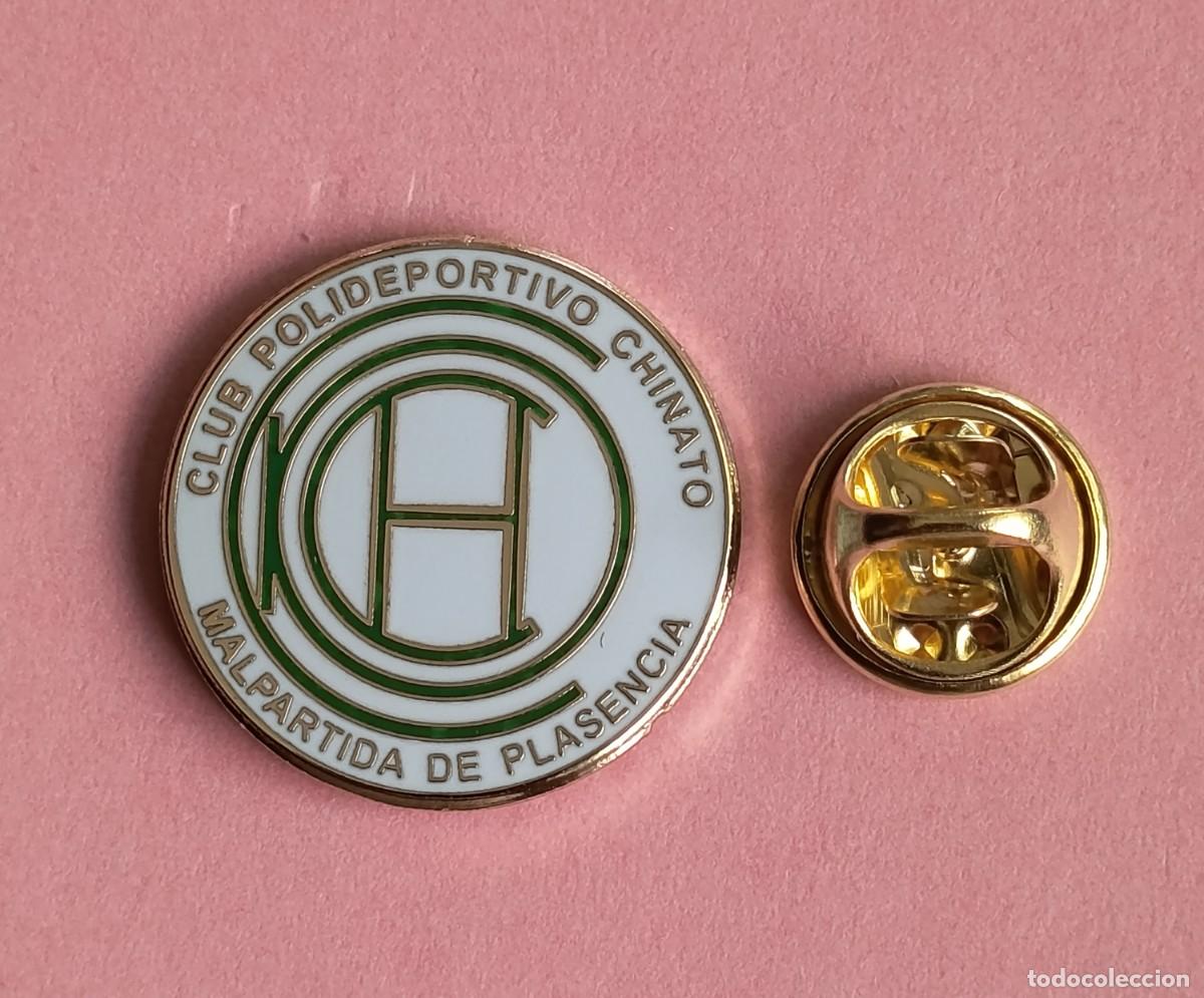 Pins de colecci&oacute;n: PIN FUTBOL - ESMALTE - C.P. CHINATO - MALPARTIDA DE PLASENCIA - CACERES - CATEGORIA NACIONAL