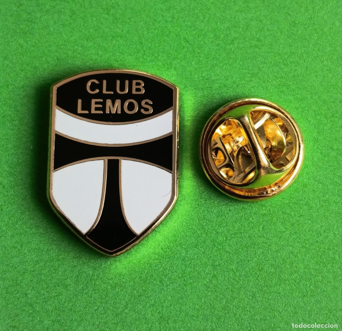 Collection pins: PIN FUTBOL - ESMALTE - CLUB LEMOS - MONFORTE DE LEMOS - ASTURIAS - CATEGORIA NACIONAL