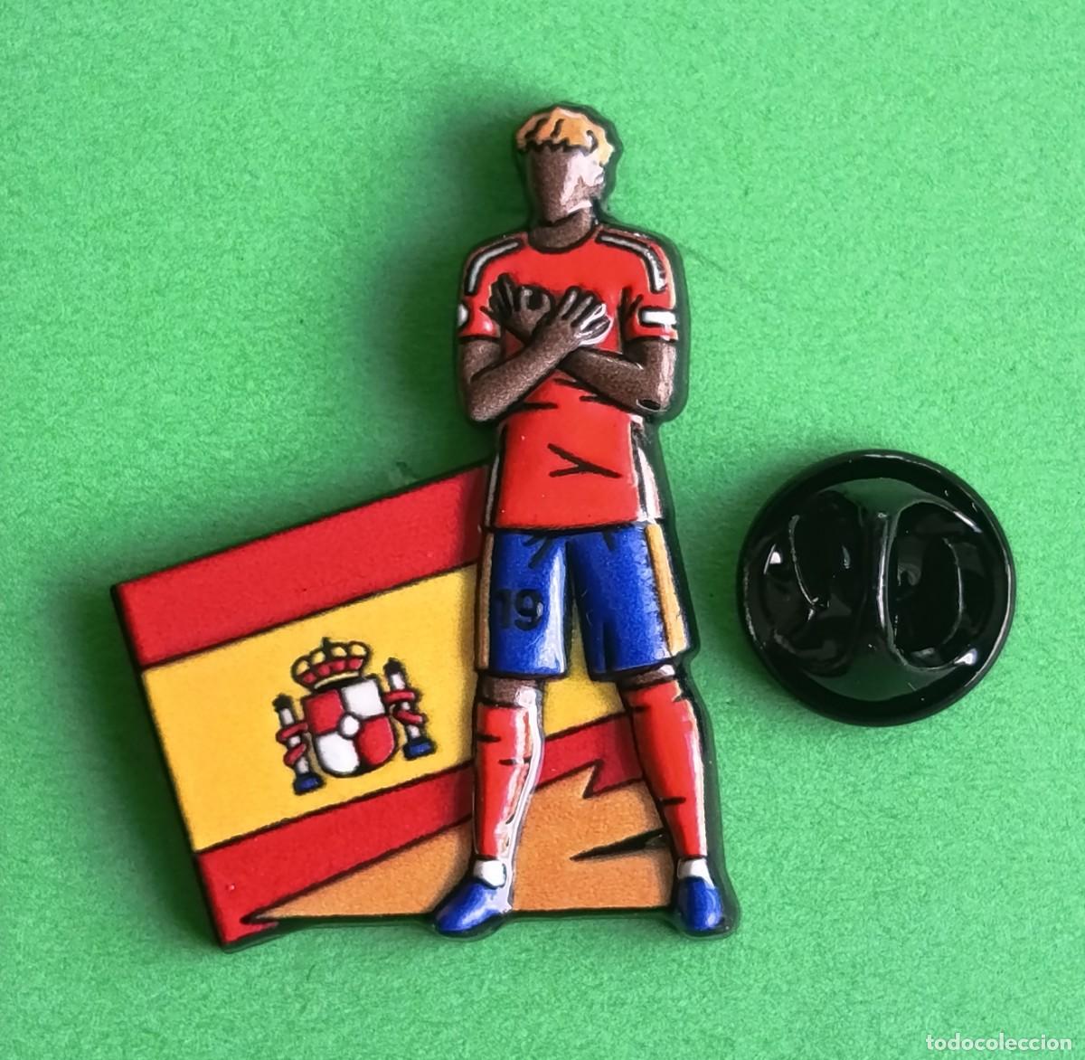 Pins de colecci&oacute;n: PIN FUTBOL - SILUETA DEL JUGADOR - LAMINE YAMAL - SELECCION DE ESPA&Ntilde;A