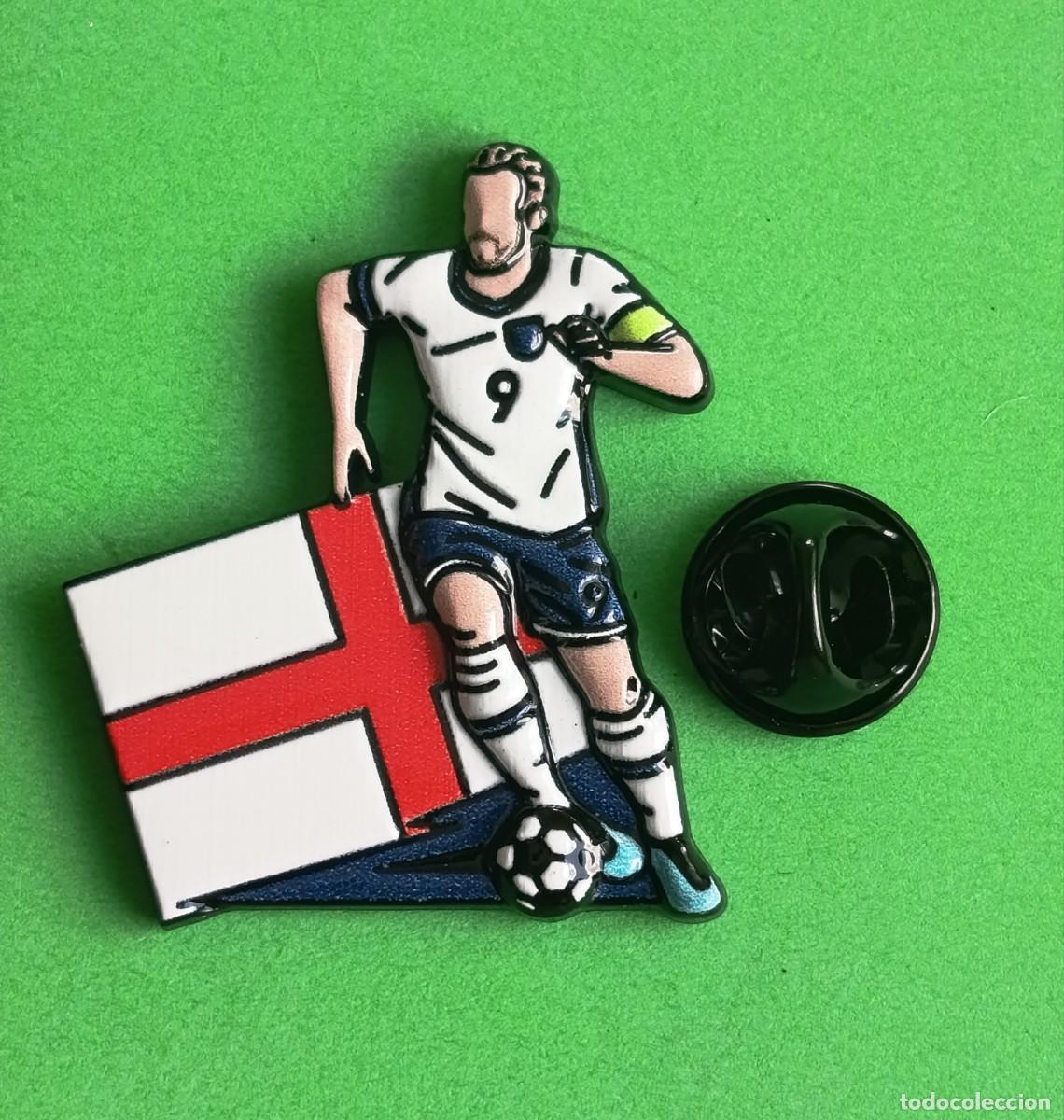 Pins de colecci&oacute;n: PIN FUTBOL - SILUETA DEL JUGADOR - HARRY CANE - SELECCION DE INGLATERRA