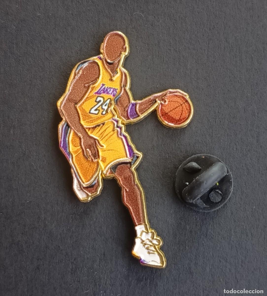 Pins de colecci&oacute;n: PIN BALONCESTO - PIN BASKET - SILUETA DEL JUGADOR - LAKERS
