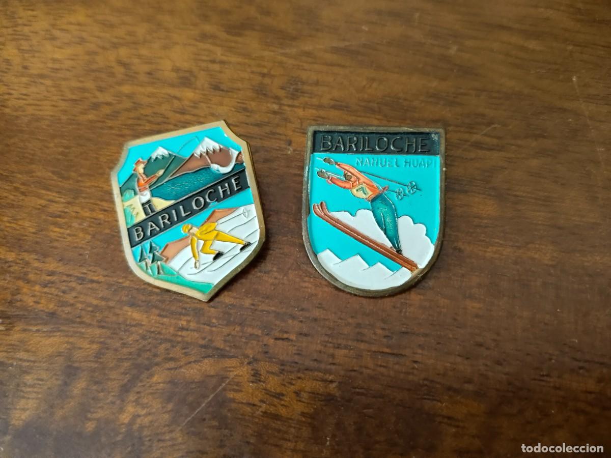 Pin's de collection: Pareja de Insignias de alfiler de Bariloche, Argentina.
