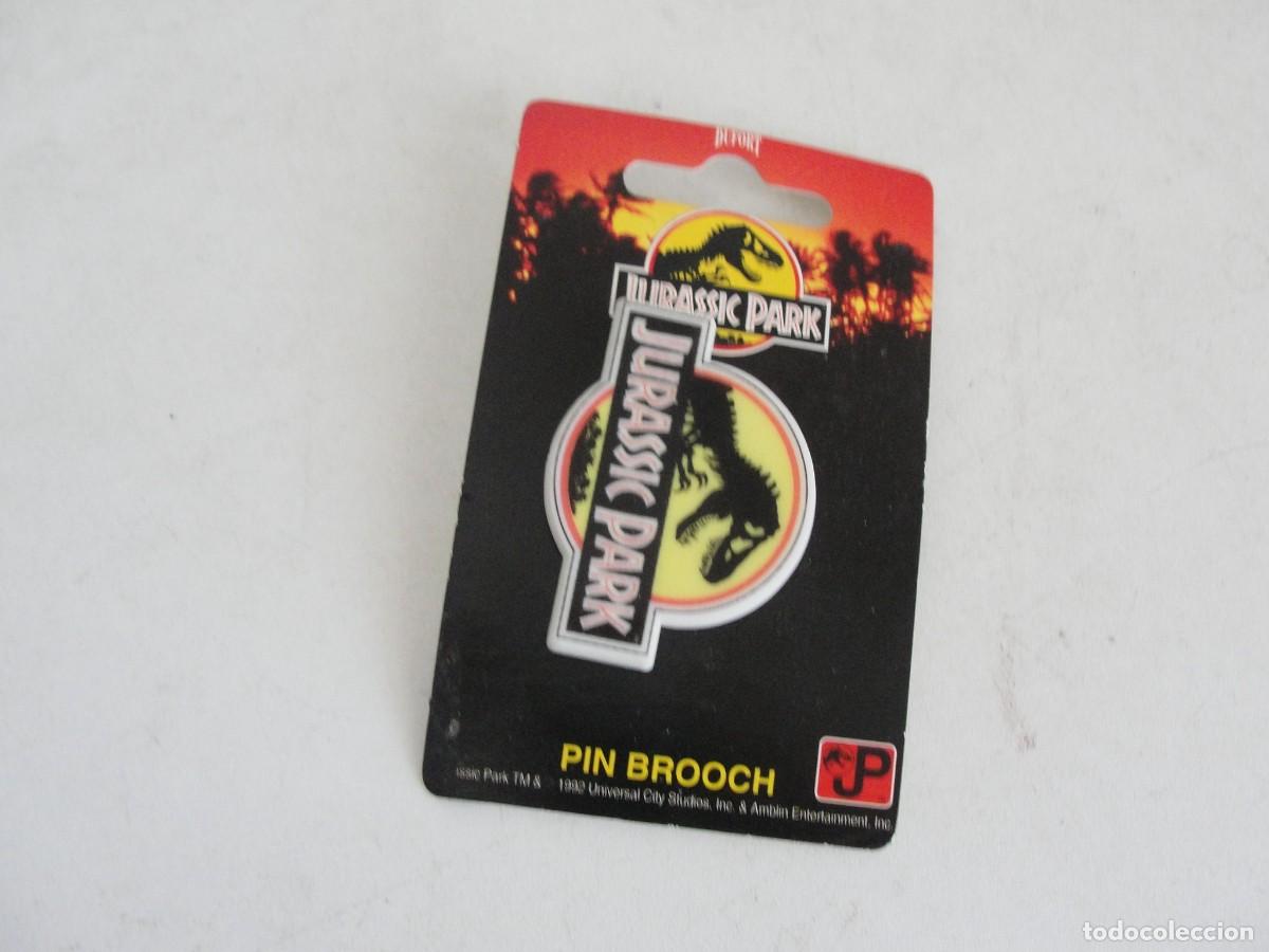 Pins de colecci&oacute;n: PIN A ESTRENAR - JURASSIC PARK LOGO FILM - BROOCH DUFORT 1992