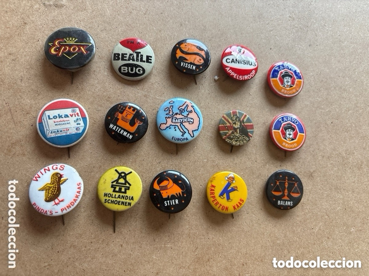 Pins de cole&ccedil;&atilde;o: Lote de chapas pins aguja publicidad internacional (A3)