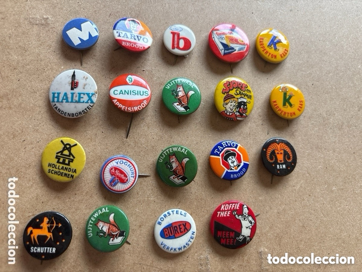 Pin's de collection: Lote de chapas pins aguja publicidad internacional (A3)