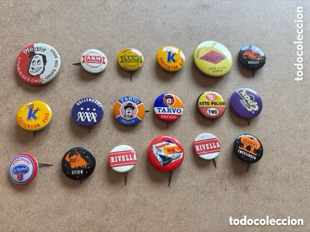Collection pins: Lote de chapas pins aguja publicidad internacional (A3)