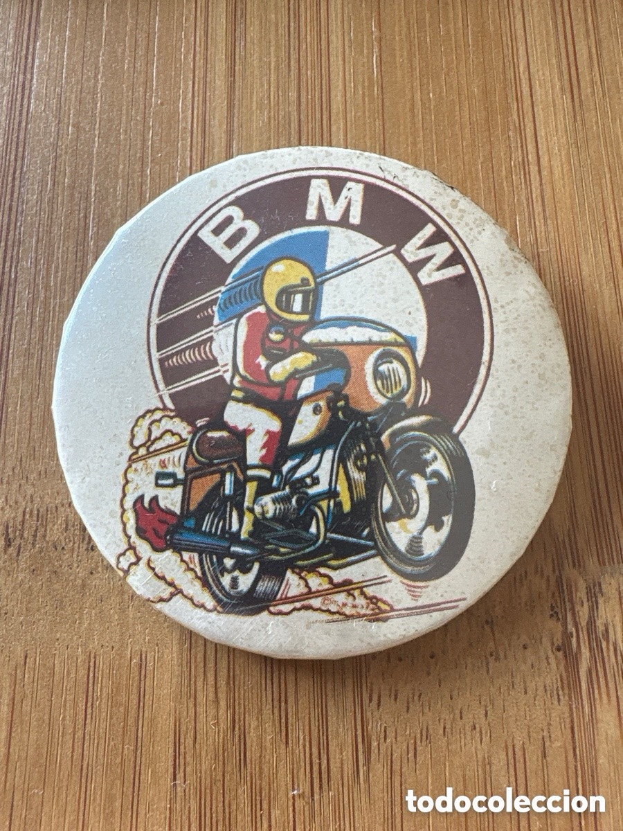 Pins de cole&ccedil;&atilde;o: Rar&iacute;sima chapa BMW motociclismo (A16)
