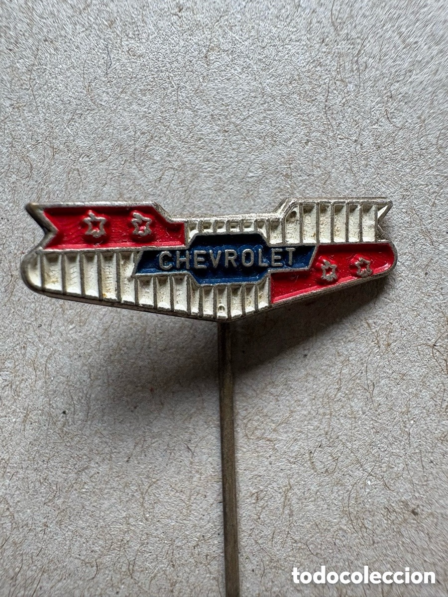 Pins de cole&ccedil;&atilde;o: Antigua insignia aguja Chevrolet (A5)