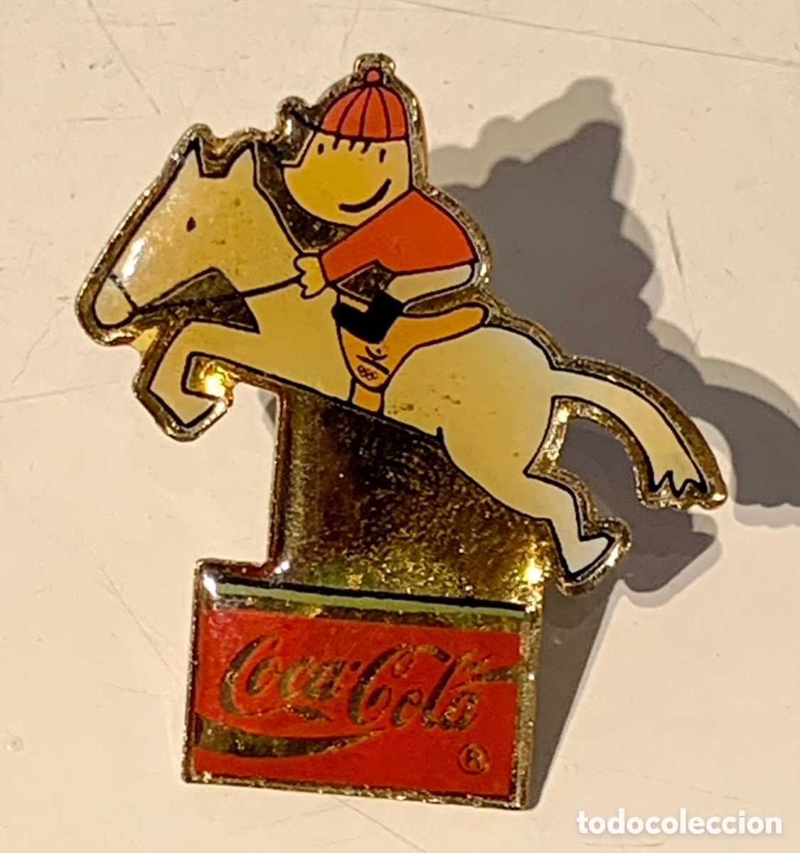 Pins de colecci&oacute;n: Pin. COBI. H&iacute;pica. Coca Cola. 1992.