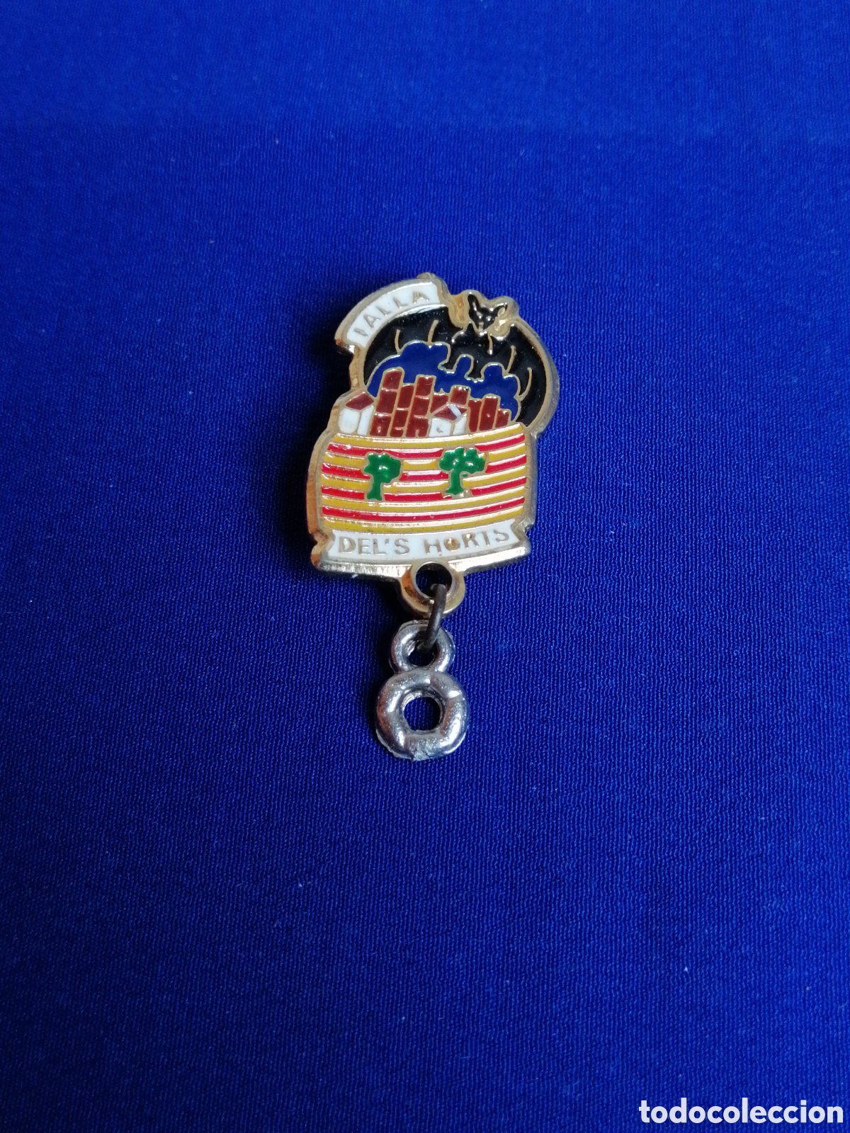 Pins de colecci&oacute;n: FALLA DELS HORTS (SAGUNTO) DESAPARECIDA INSIGNIA DE ALFILER ANTIGUA