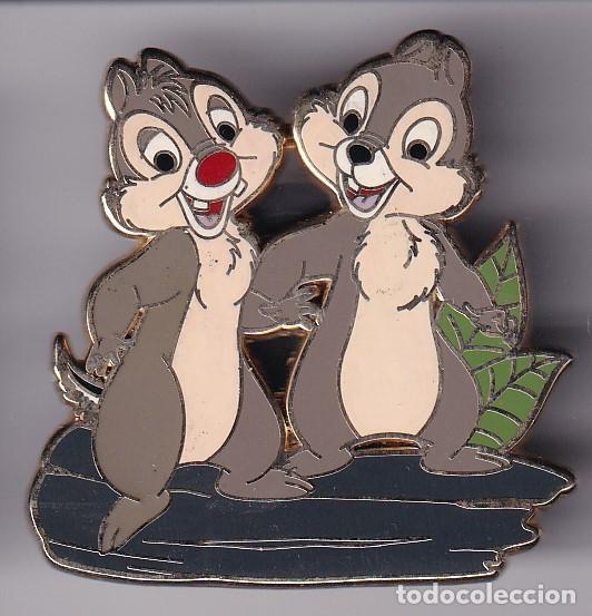 Pins de colecci&oacute;n: PIN DE DISNEY DE CHIP Y DALE (ARDILLAS) (WALT DISNEY) TAMA&Ntilde;O 4,2cm x 4,2cm