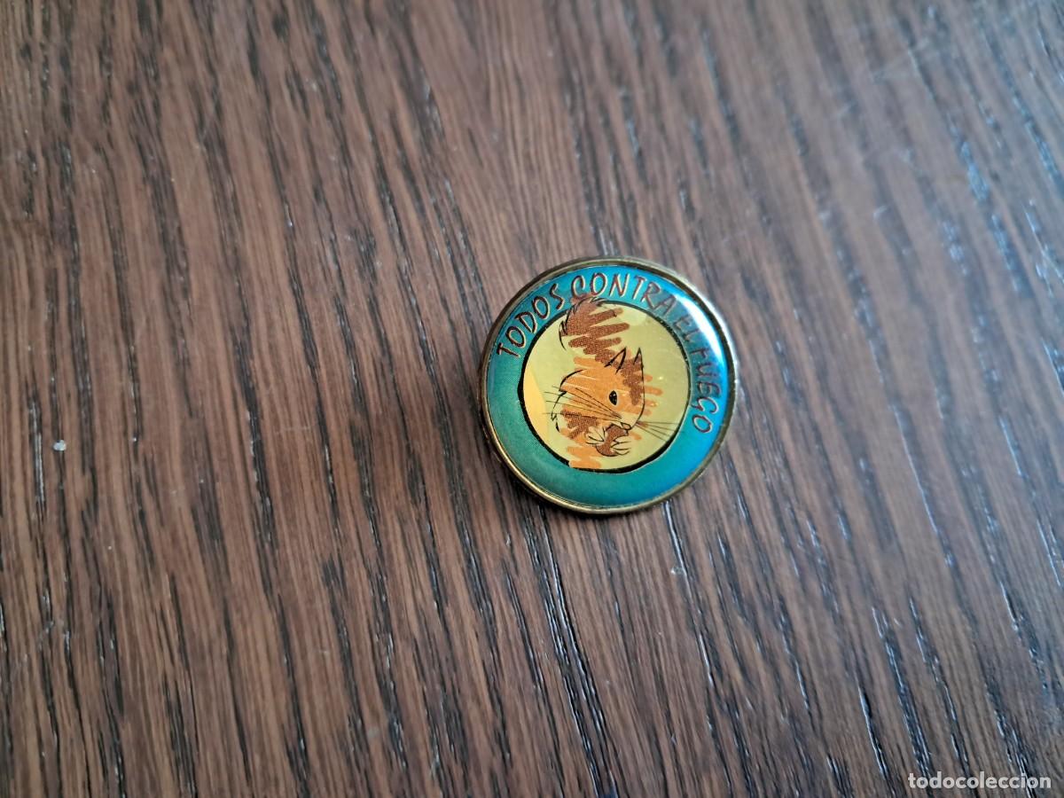 Pins de colecci&oacute;n: pin de metal, todos contra el fuego.