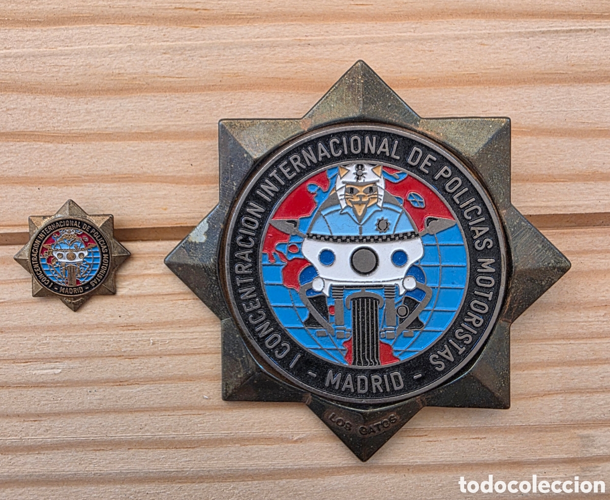 Pins de colecci&oacute;n: Placa I Concentraci&oacute;n Motoristas Madrid