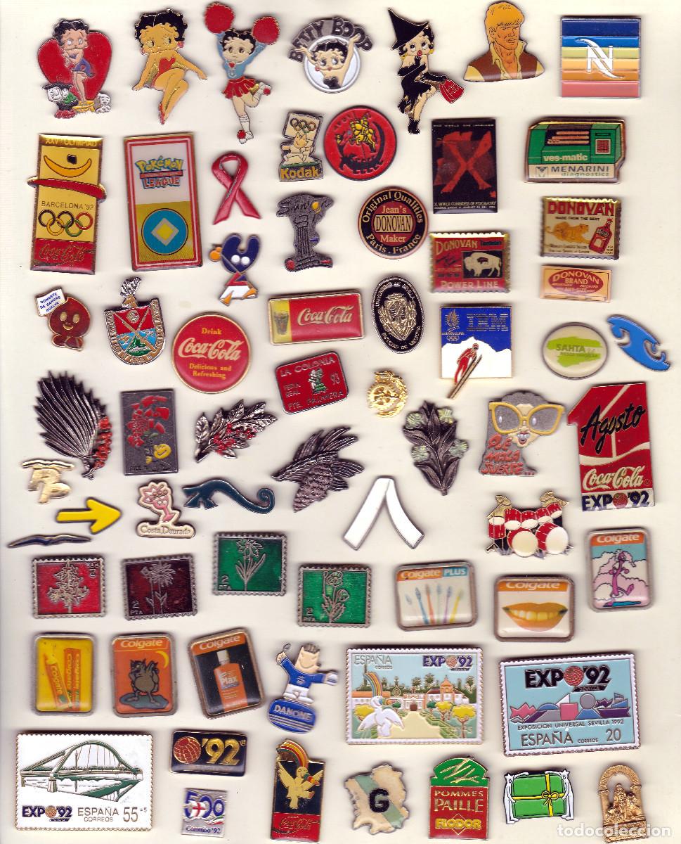 Pins de colecci&oacute;n: Lote de pins variados.