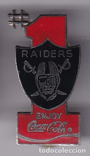 Sammlung von Pins: PIN DE COCA-COLA SPONSOR OFICIAL DE RAIDERS (COKE)