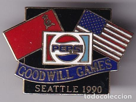 Pins de colecci&oacute;n: PIN DE PEPSI DE GOODWILL GAMES SEATTLE 1990 RUSIA-ESTADOS UNIDOS - USA (COKE)