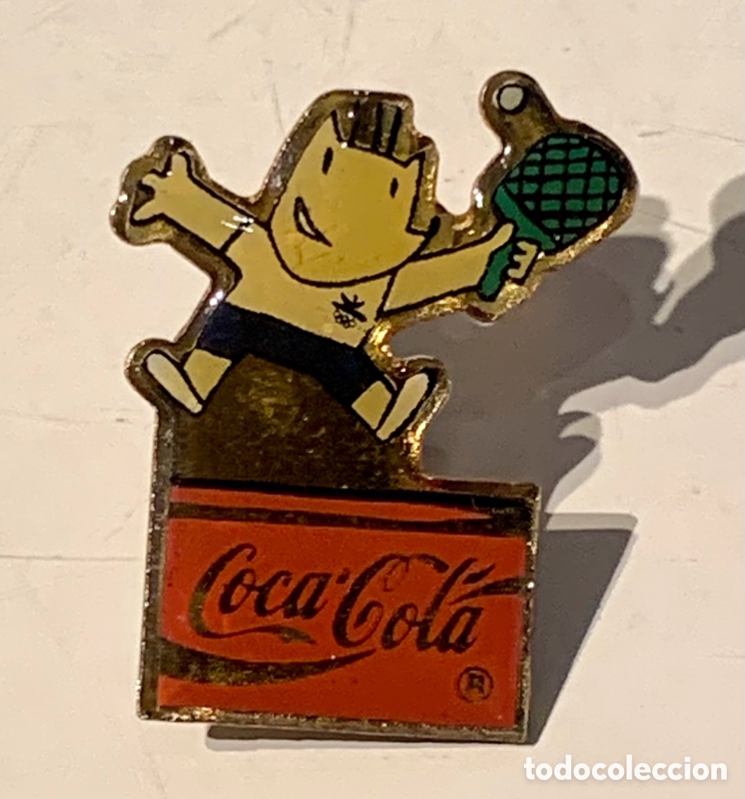 Pins de colecci&oacute;n: Pin. COBI. Pin Pon. Coca Cola. 1992.