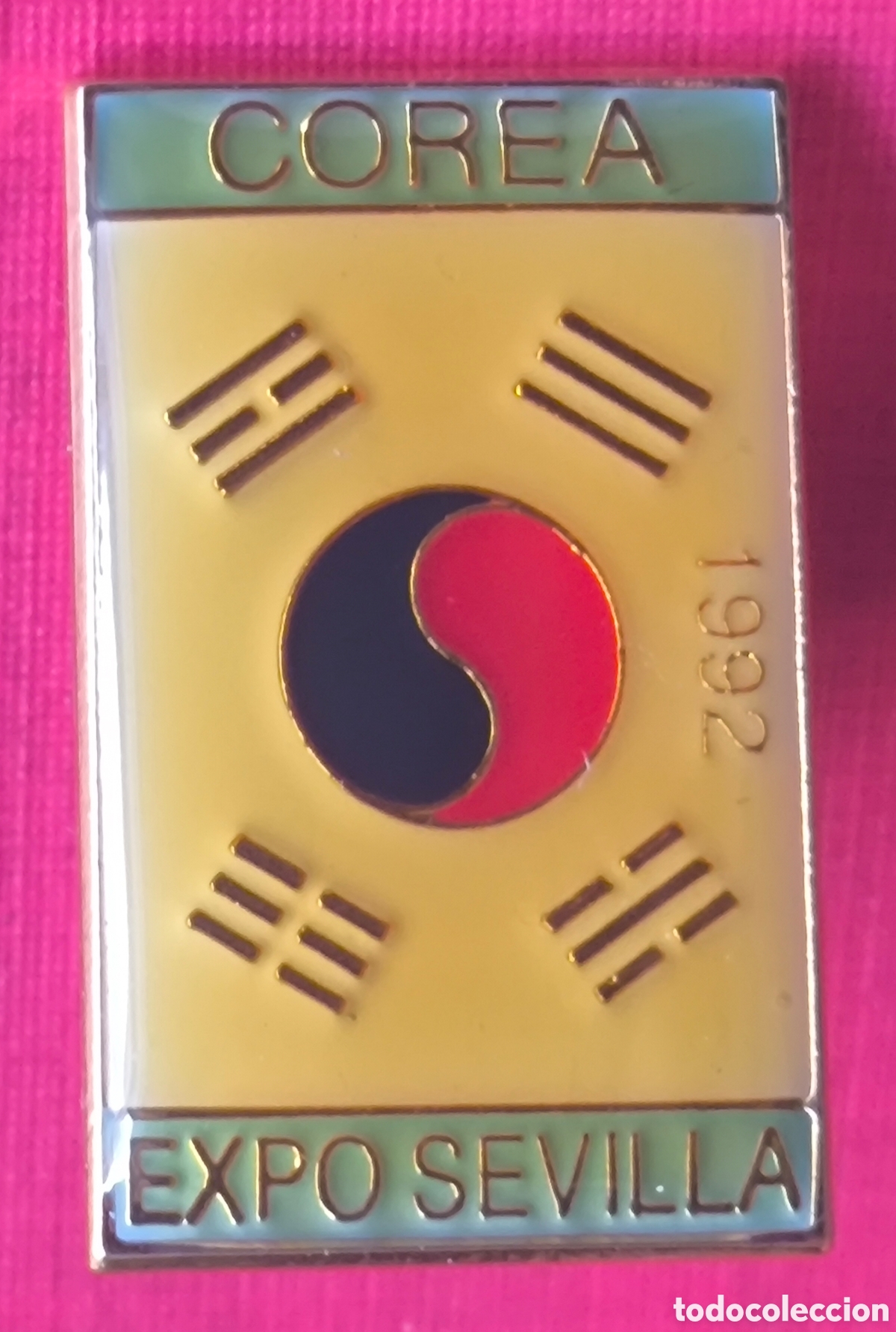 Pins de colecci&oacute;n: SEVILLA EXPO 92 PIN COREA - Foto 1