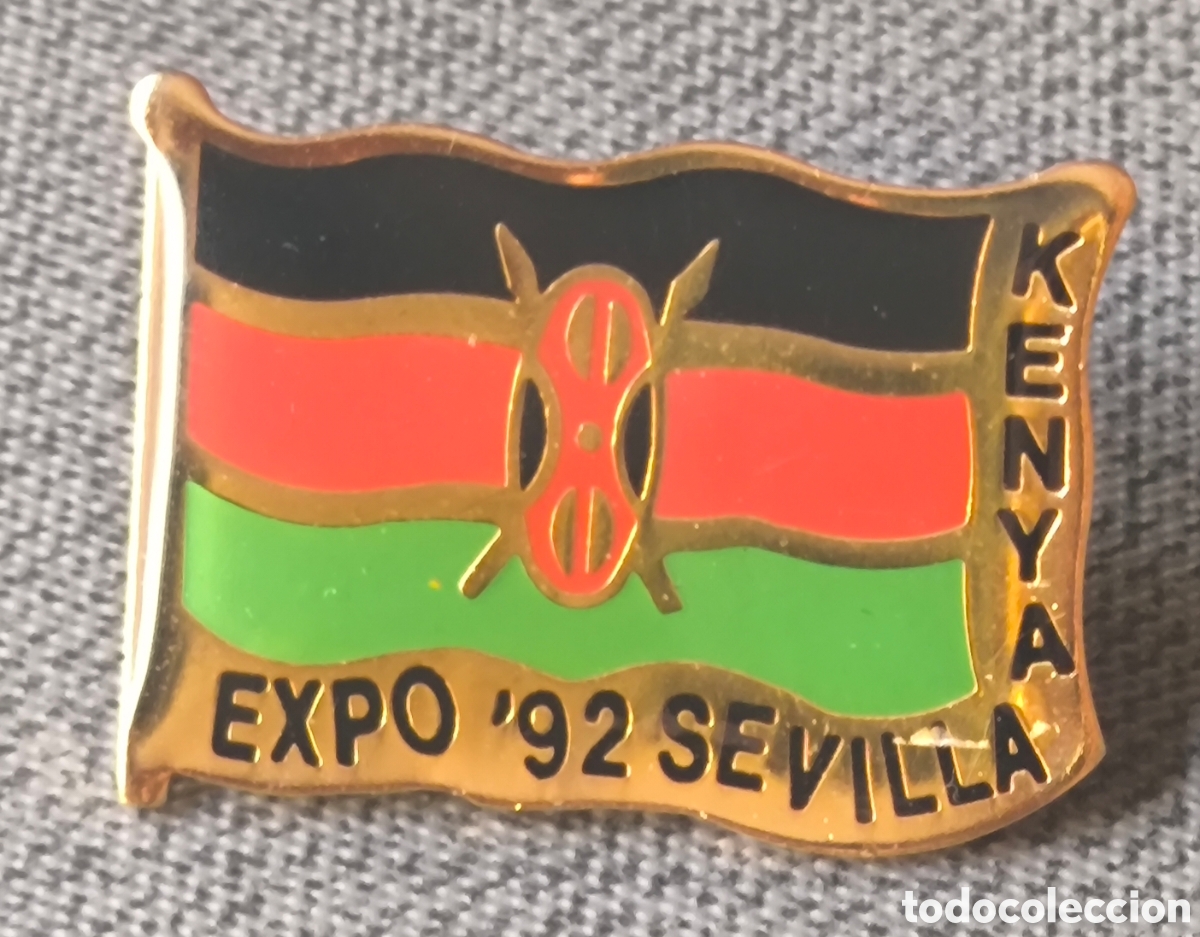 Pins de colecci&oacute;n: SEVILLA EXPO 92 PIN KENYA