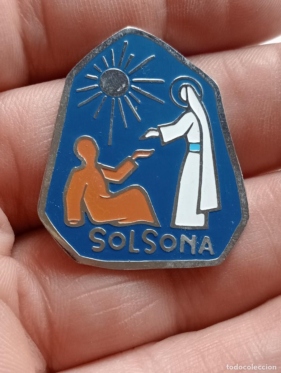 Pins de colecci&oacute;n: INSIGNIA DIOCESI SOLSONA HOSPITALIDAD PEREGRINACI&Oacute;N LOURDES BARCELONA PINS ALFILER RELIGIOSO