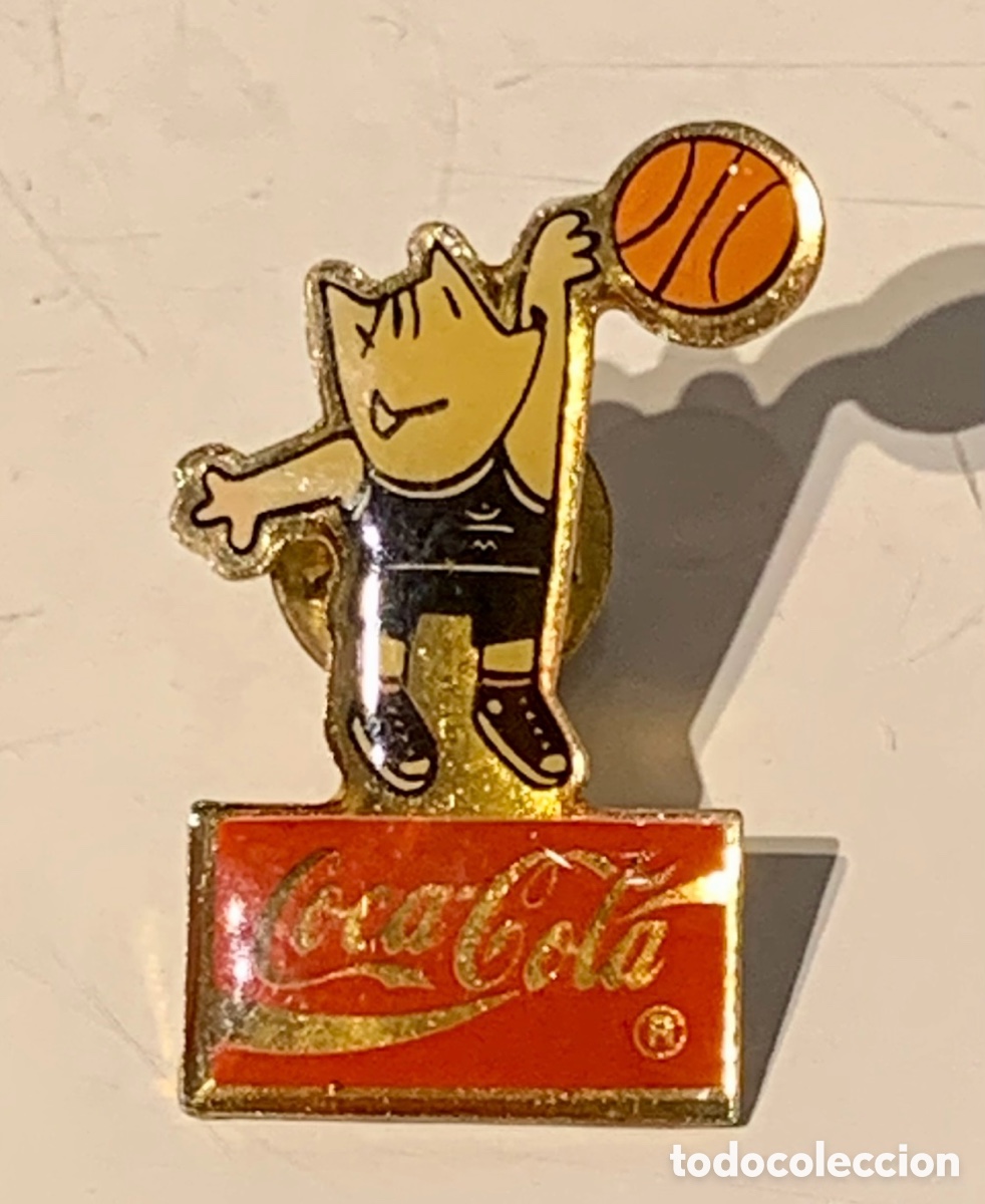 Pins de colecci&oacute;n: Pin. COBI. Baloncesto. Coca Cola. 1992.