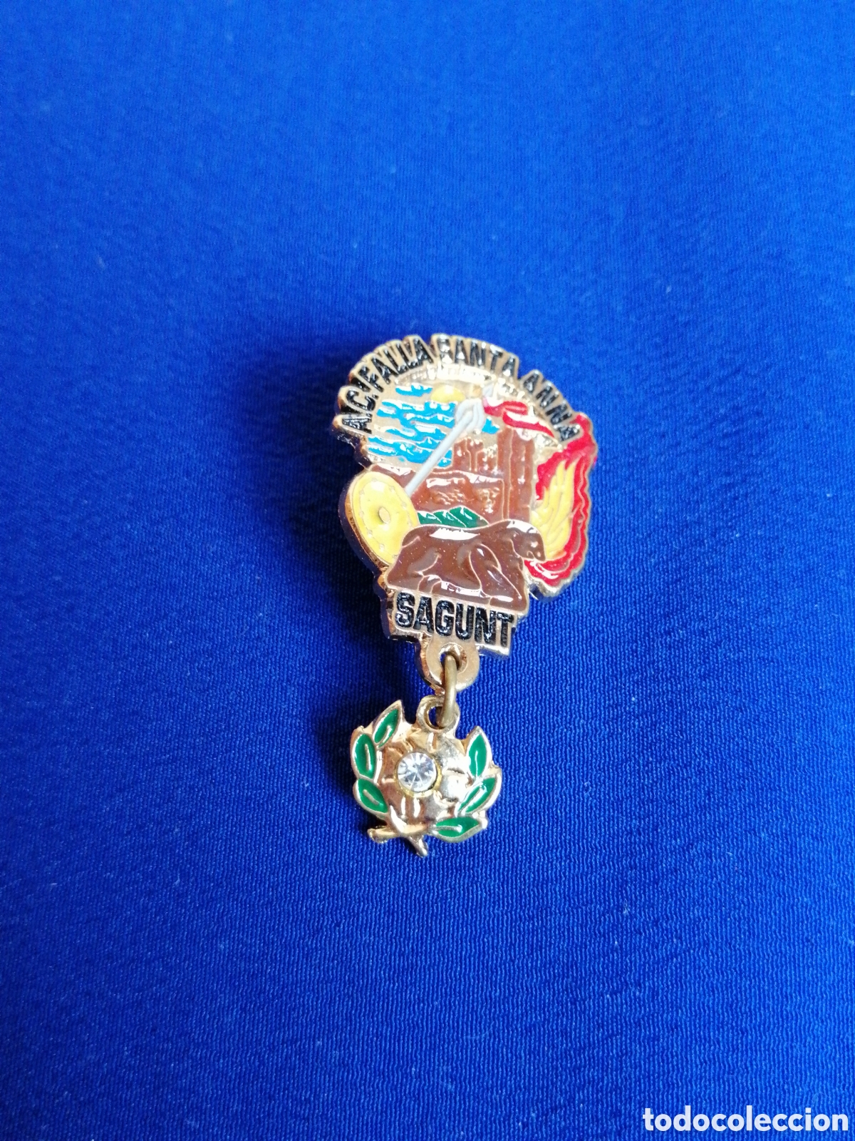 Pins de colecci&oacute;n: FALLA SANTA ANA (SAGUNTO) INSIGNIA DE ALFILER