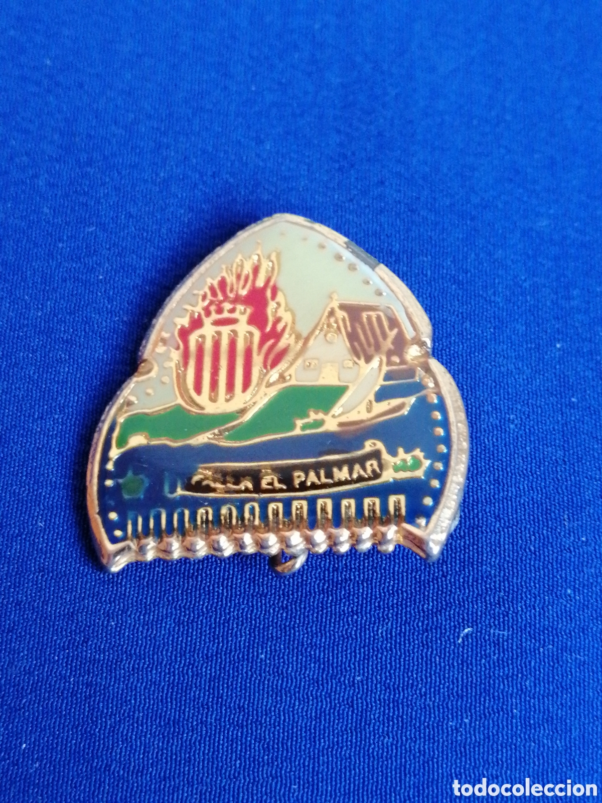 Pins de colecci&oacute;n: FALLA EL PALMAR (MONCADA) INSIGNIA DE ALFILER - Foto 1