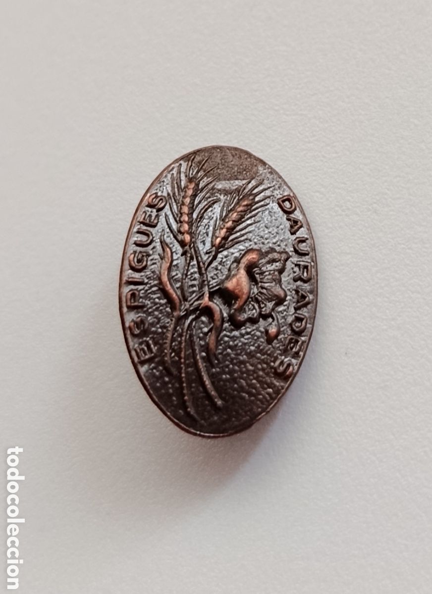 Pins de colecci&oacute;n: INSIGNIA ANTIGUA AGUJA MUSICA ESPIGUES DAURADES SABADELL COBLA SARDANA