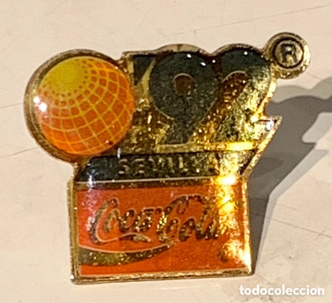 Pins de colecci&oacute;n: Pin. Sevilla92. Coca Cola. 1992.