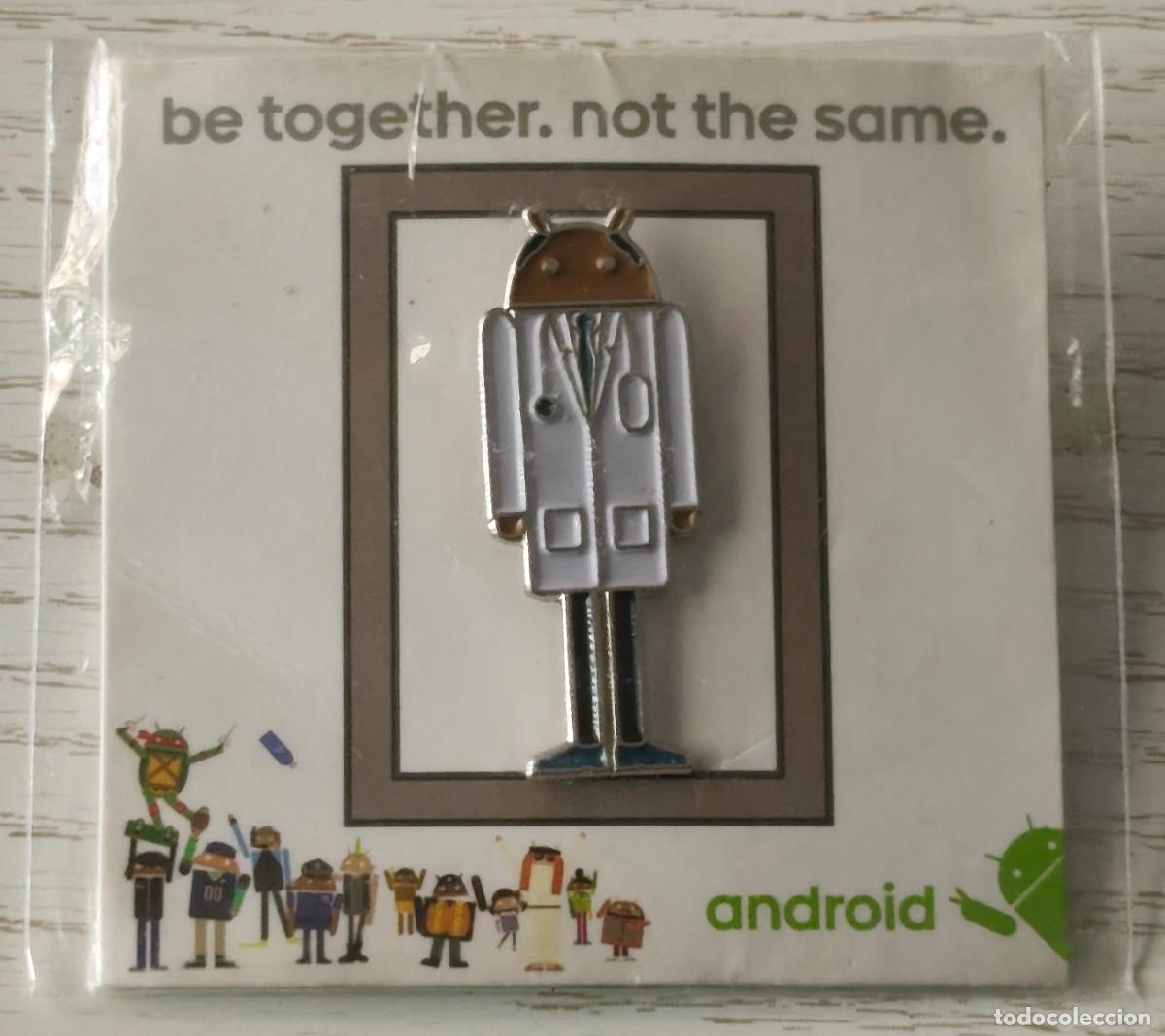 Pins de colecci&oacute;n: PIN ANDROID (M&eacute;dico) - BE TOGETHER, NOT THE SAME - Foto 1