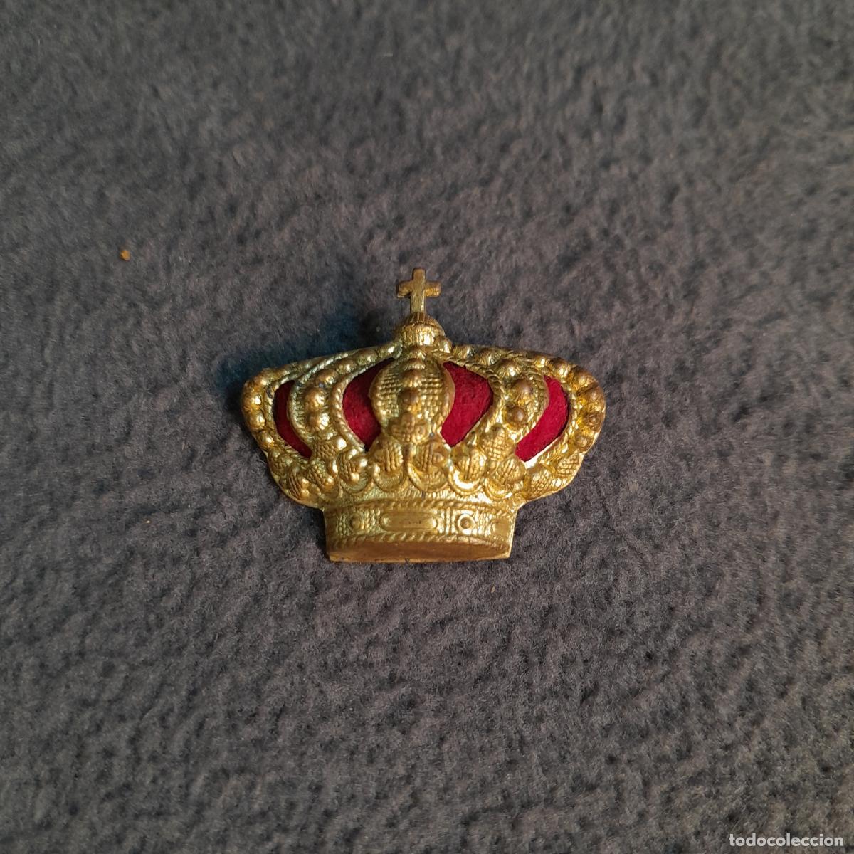 Pins de colecci&oacute;n: J-4513. INSIGNIA CORONA REAL ESPA&Ntilde;OLA DE INFANTER&Iacute;A MODELO 'ALFONSO XIII'. SIGLO XX