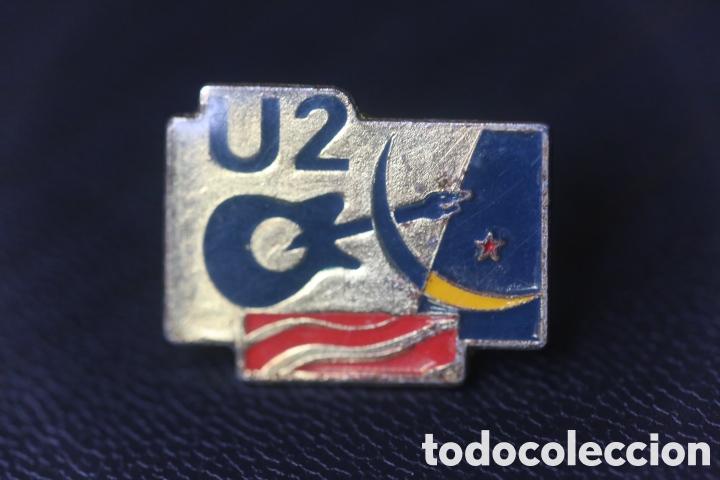 Pins de colecci&oacute;n: PIN de U2. Grupo de m&uacute;sica. Banda rock. Original a&ntilde;os 90.