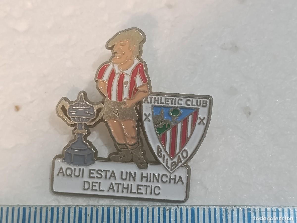 Pins de colecci&oacute;n: PIN - AQUI ESTA UN HINCHA DEL ATHLETIC CLUB DE BILBAO - DISNEY