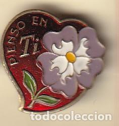 Pins de colecci&oacute;n: INSIGNIA IMPERDIBLE TEMA ROMANTICO - PIENSO EN TI