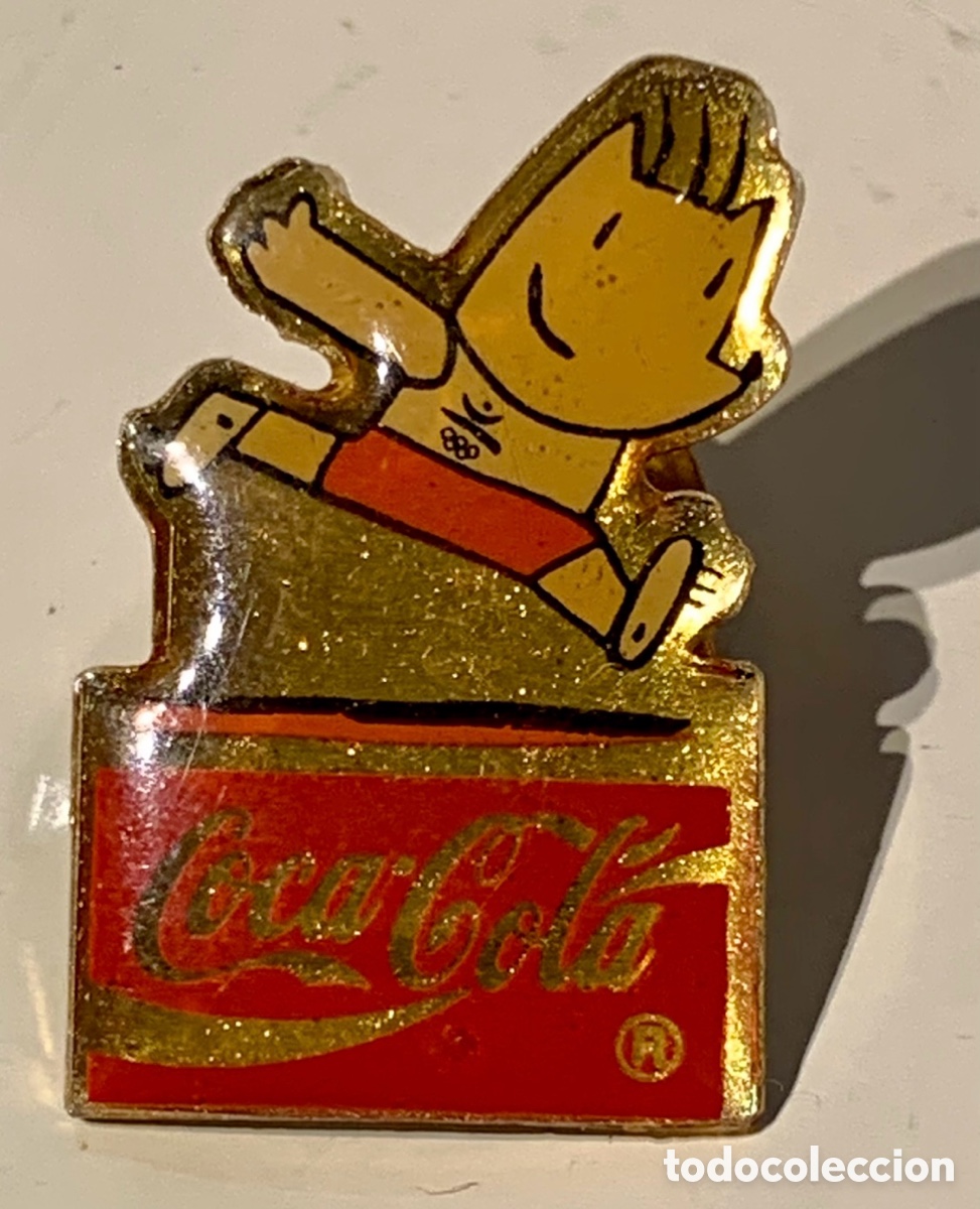 Pins de colecci&oacute;n: Pin. COBI. Atletismo. Coca Cola. 1992.
