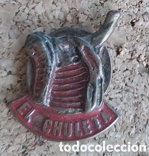 Pins de colecci&oacute;n: PIN ANTIGUO RESTAURANTE EL CHULETA - ALCORC&Oacute;N -MADRID