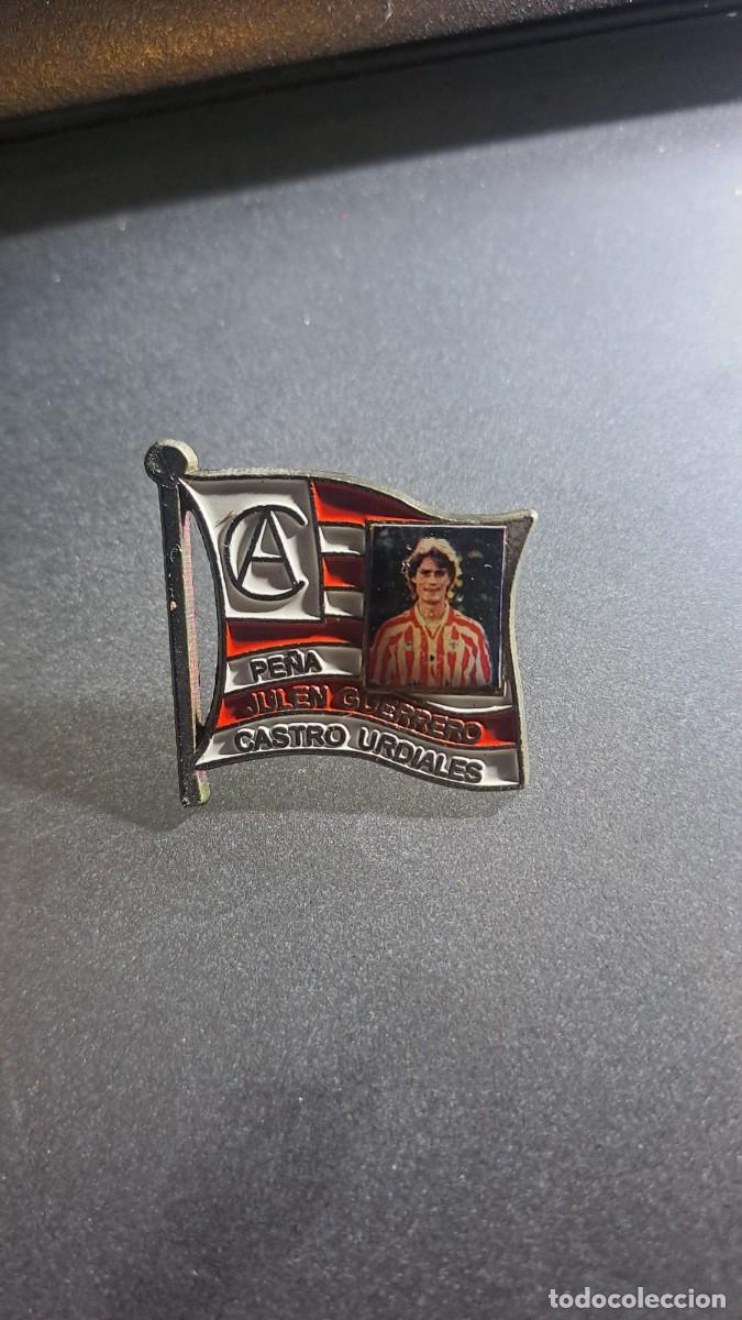 Pins de colecci&oacute;n: PIN PE&Ntilde;A JULEN GUERRERO DE CASTRO URDIALES ATHLETIC CLUB DE BILBAO FUNDADO EN 1997